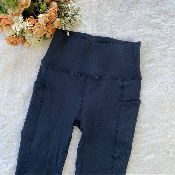 Fabletics Pants - Fabletics Super Knits Navy Blue Leggings